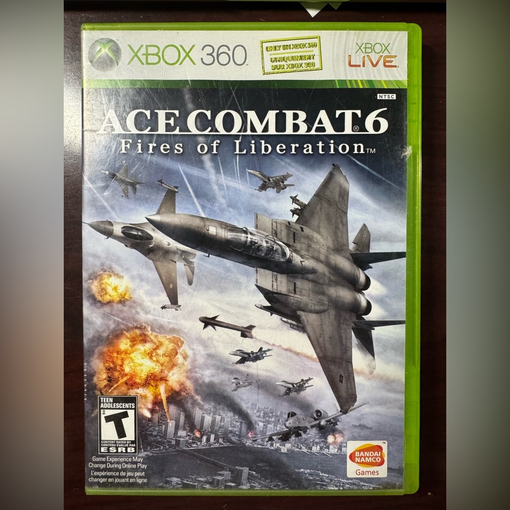 Ace Combat 6: Fires of Liberation (Microsoft Xbox 360, 2007) Complete CIB